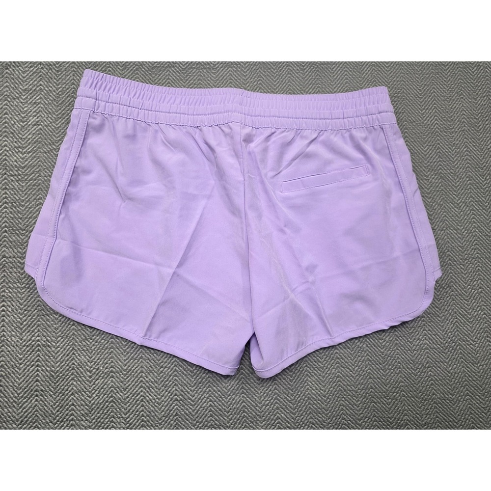 Raya Sun Womens Purple Dolphin Hem Athletic Running Shorts Size S Small Lavender - Picture 9 of 11